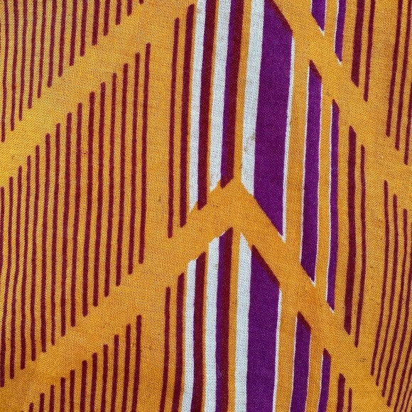 Columbia Orange Printed Wide Strap Square Neck Pocket Casual Sundress Size Large - Picture 11 of 15